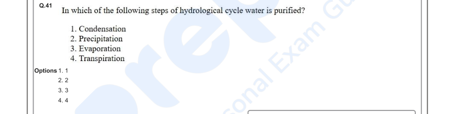 Read the question and choices in the excerpt. Choose A/B/C/D for the first/second/third/fourth option shown.