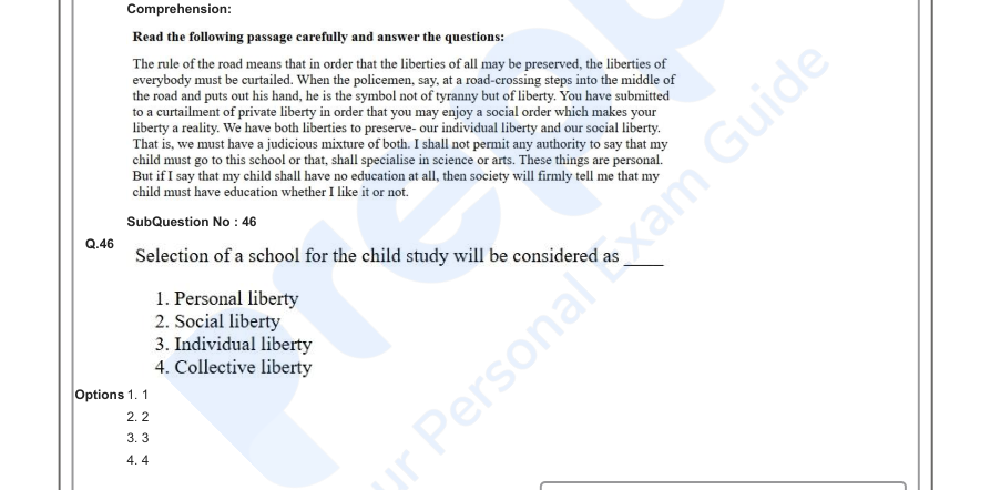 Read the question and choices in the excerpt. Choose A/B/C/D for the first/second/third/fourth option shown.