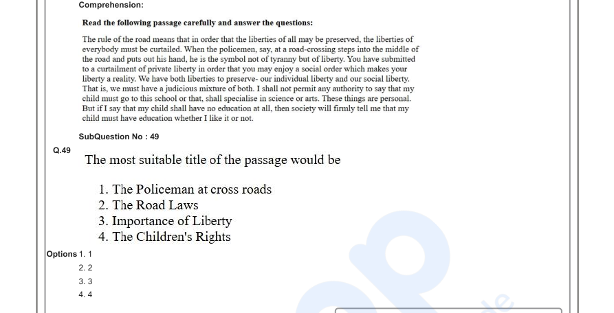 Read the question and choices in the excerpt. Choose A/B/C/D for the first/second/third/fourth option shown.