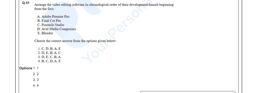 Read the question and choices in the excerpt. Choose A/B/C/D for the first/second/third/fourth option shown.