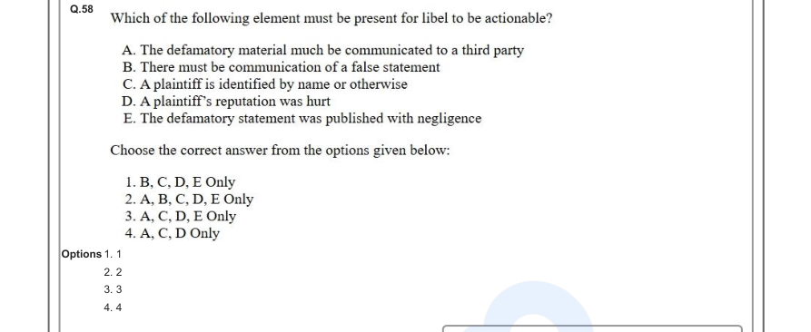 Read the question and choices in the excerpt. Choose A/B/C/D for the first/second/third/fourth option shown.