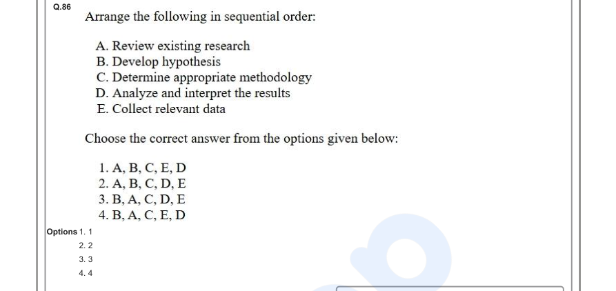 Read the question and choices in the excerpt. Choose A/B/C/D for the first/second/third/fourth option shown.