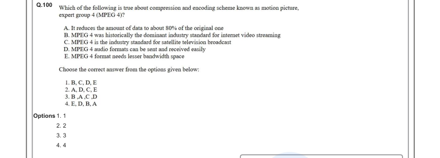 Read the question and choices in the excerpt. Choose A/B/C/D for the first/second/third/fourth option shown.