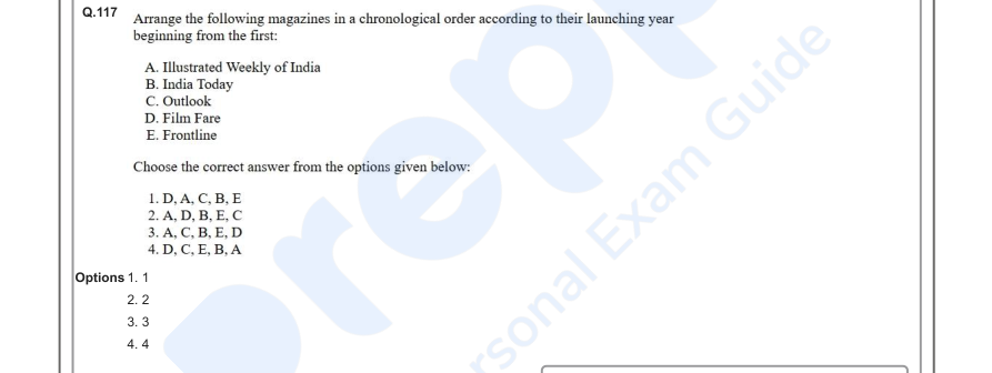 Read the question and choices in the excerpt. Choose A/B/C/D for the first/second/third/fourth option shown.