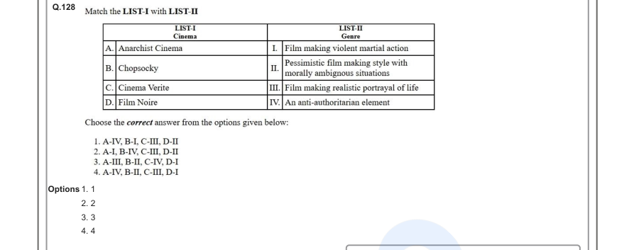 Read the question and choices in the excerpt. Choose A/B/C/D for the first/second/third/fourth option shown.