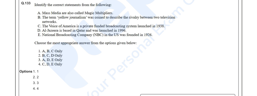 Read the question and choices in the excerpt. Choose A/B/C/D for the first/second/third/fourth option shown.