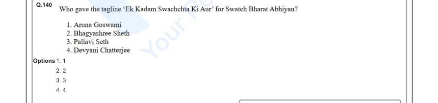 Read the question and choices in the excerpt. Choose A/B/C/D for the first/second/third/fourth option shown.