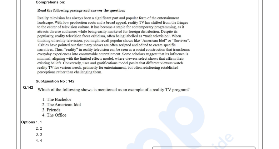 Read the question and choices in the excerpt. Choose A/B/C/D for the first/second/third/fourth option shown.