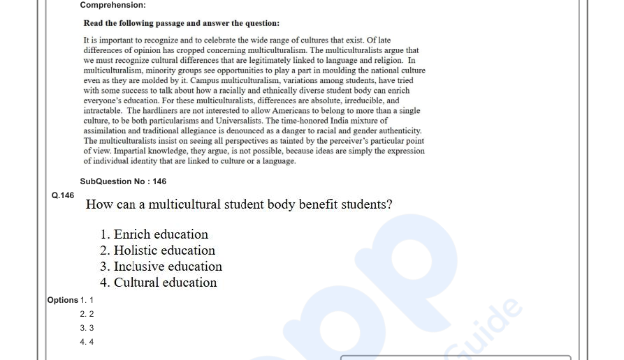 Read the question and choices in the excerpt. Choose A/B/C/D for the first/second/third/fourth option shown.