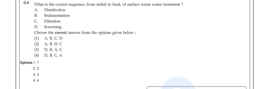 Read the question and choices in the excerpt. Choose A/B/C/D for the first/second/third/fourth option shown.