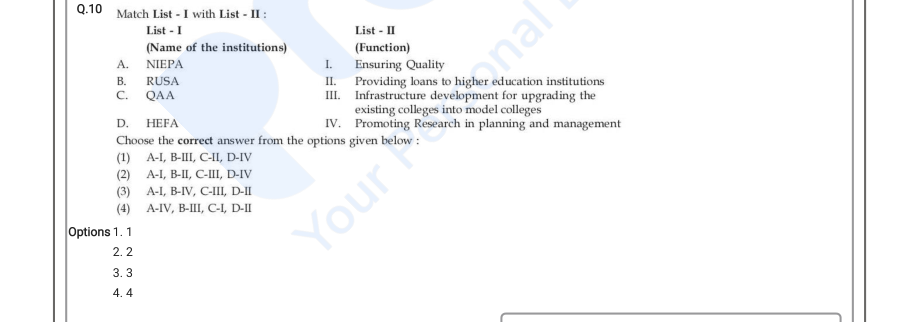Read the question and choices in the excerpt. Choose A/B/C/D for the first/second/third/fourth option shown.