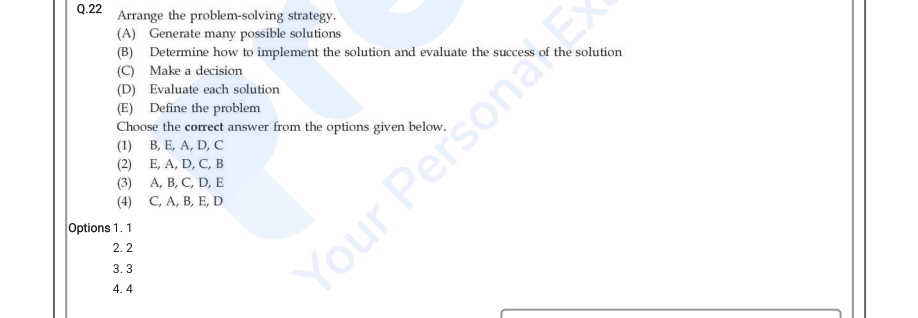 Read the question and choices in the excerpt. Choose A/B/C/D for the first/second/third/fourth option shown.