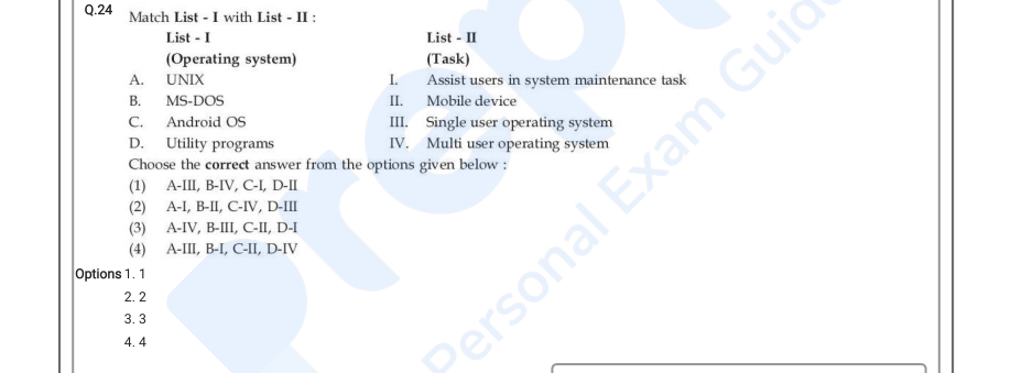 Read the question and choices in the excerpt. Choose A/B/C/D for the first/second/third/fourth option shown.