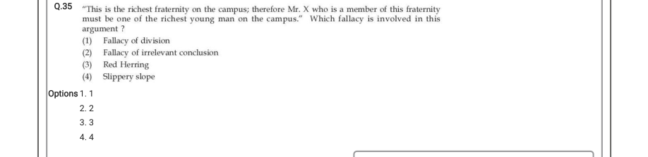 Read the question and choices in the excerpt. Choose A/B/C/D for the first/second/third/fourth option shown.