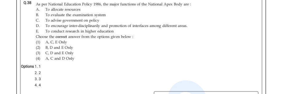 Read the question and choices in the excerpt. Choose A/B/C/D for the first/second/third/fourth option shown.