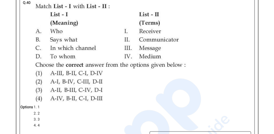 Read the question and choices in the excerpt. Choose A/B/C/D for the first/second/third/fourth option shown.