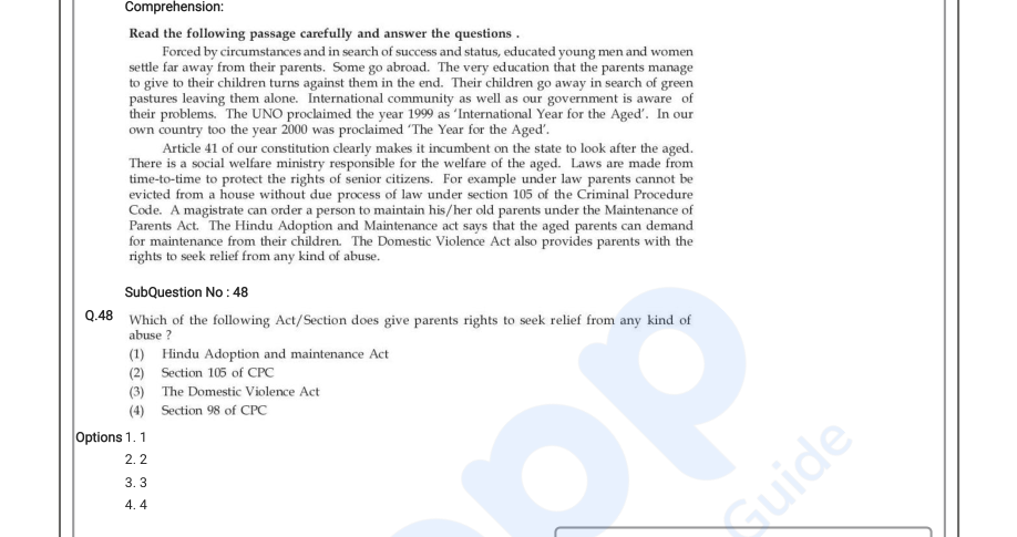 Read the question and choices in the excerpt. Choose A/B/C/D for the first/second/third/fourth option shown.