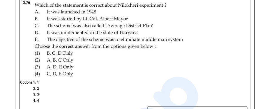Read the question and choices in the excerpt. Choose A/B/C/D for the first/second/third/fourth option shown.