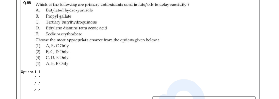 Read the question and choices in the excerpt. Choose A/B/C/D for the first/second/third/fourth option shown.