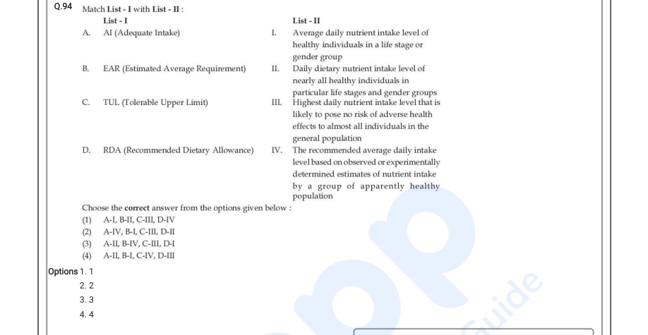 Read the question and choices in the excerpt. Choose A/B/C/D for the first/second/third/fourth option shown.