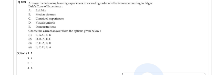 Read the question and choices in the excerpt. Choose A/B/C/D for the first/second/third/fourth option shown.