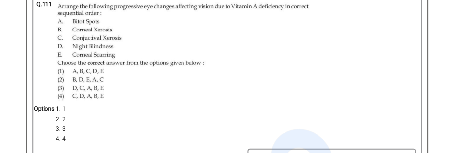 Read the question and choices in the excerpt. Choose A/B/C/D for the first/second/third/fourth option shown.