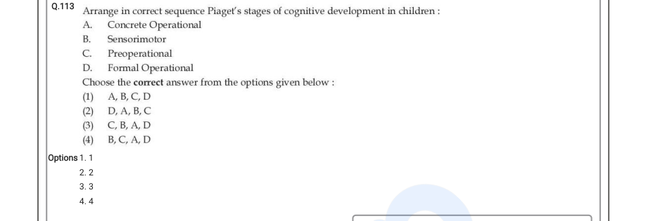 Read the question and choices in the excerpt. Choose A/B/C/D for the first/second/third/fourth option shown.