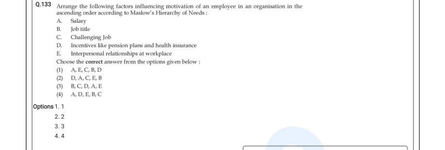 Read the question and choices in the excerpt. Choose A/B/C/D for the first/second/third/fourth option shown.