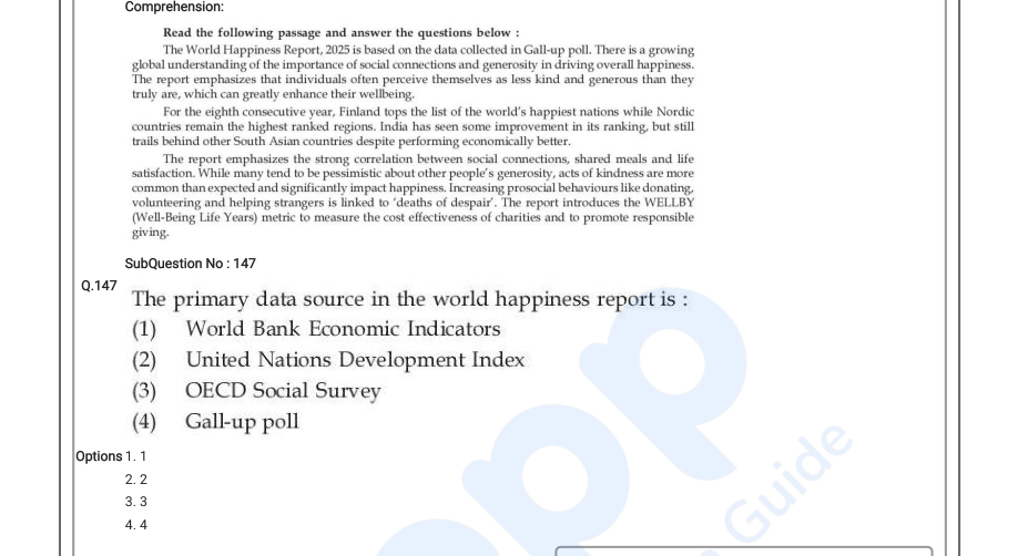Read the question and choices in the excerpt. Choose A/B/C/D for the first/second/third/fourth option shown.