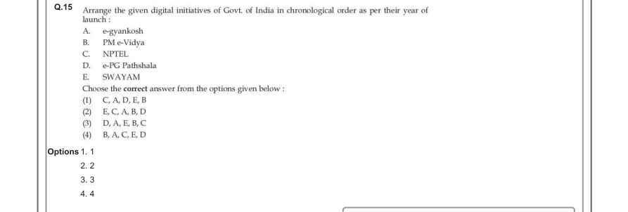Read the question and choices in the excerpt. Choose A/B/C/D for the first/second/third/fourth option shown.