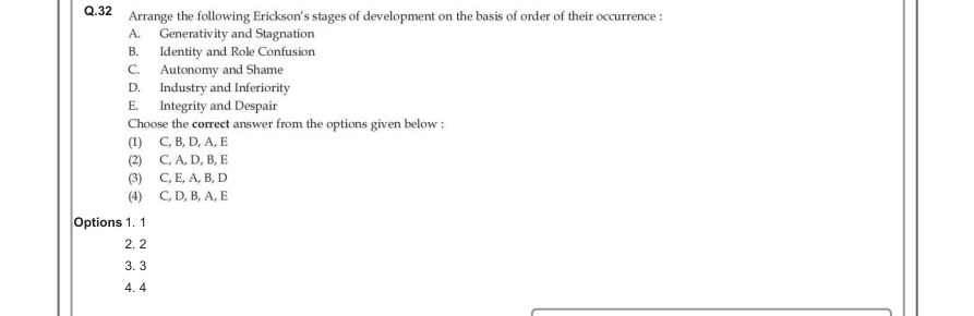 Read the question and choices in the excerpt. Choose A/B/C/D for the first/second/third/fourth option shown.