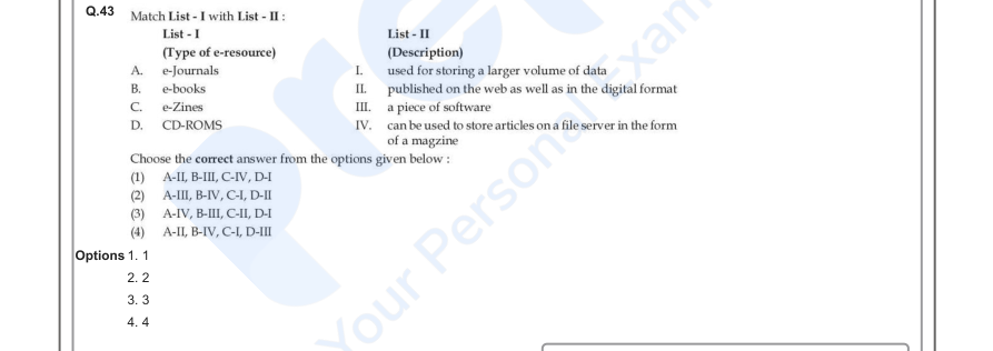 Read the question and choices in the excerpt. Choose A/B/C/D for the first/second/third/fourth option shown.