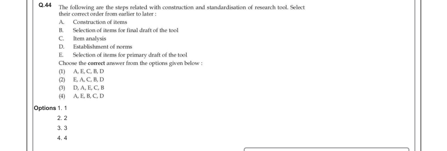 Read the question and choices in the excerpt. Choose A/B/C/D for the first/second/third/fourth option shown.