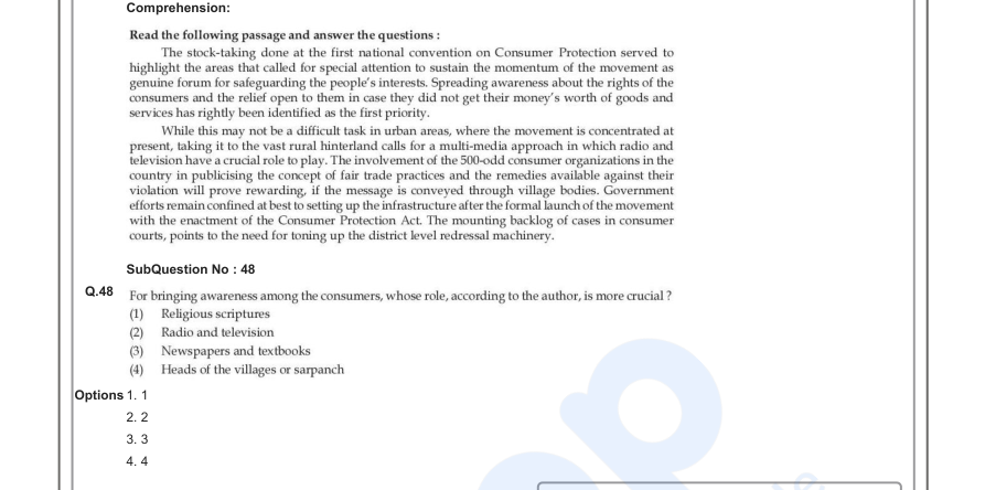 Read the question and choices in the excerpt. Choose A/B/C/D for the first/second/third/fourth option shown.