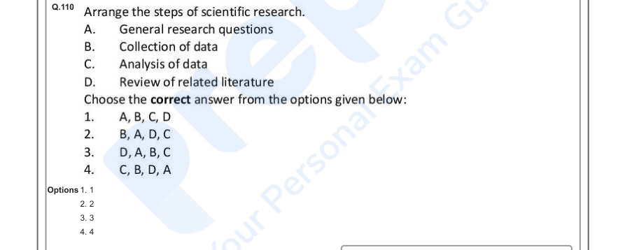 Read the question and choices in the excerpt. Choose A/B/C/D for the first/second/third/fourth option shown.