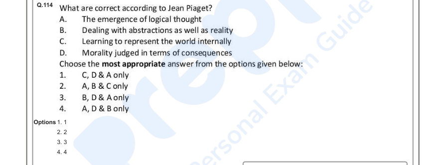 Read the question and choices in the excerpt. Choose A/B/C/D for the first/second/third/fourth option shown.