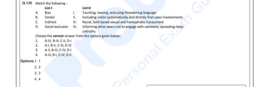 Read the question and choices in the excerpt. Choose A/B/C/D for the first/second/third/fourth option shown.