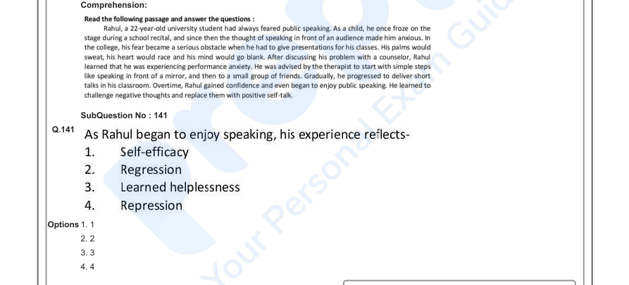 Read the question and choices in the excerpt. Choose A/B/C/D for the first/second/third/fourth option shown.