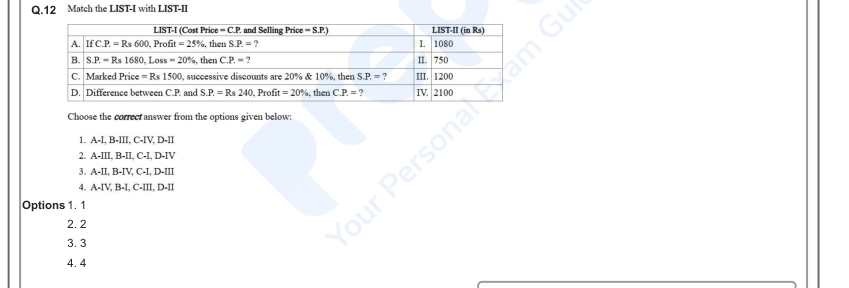 Read the question and choices in the excerpt. Choose A/B/C/D for the first/second/third/fourth option shown.