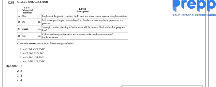 Read the question and choices in the excerpt. Choose A/B/C/D for the first/second/third/fourth option shown.