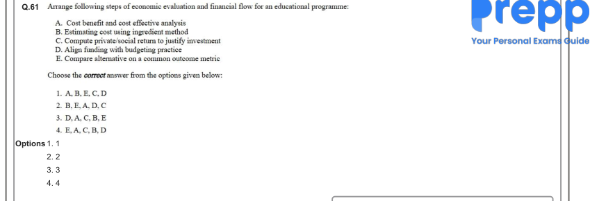 Read the question and choices in the excerpt. Choose A/B/C/D for the first/second/third/fourth option shown.