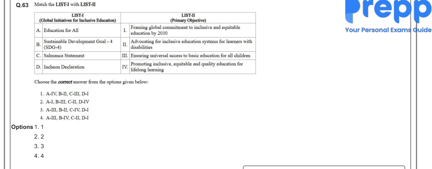 Read the question and choices in the excerpt. Choose A/B/C/D for the first/second/third/fourth option shown.
