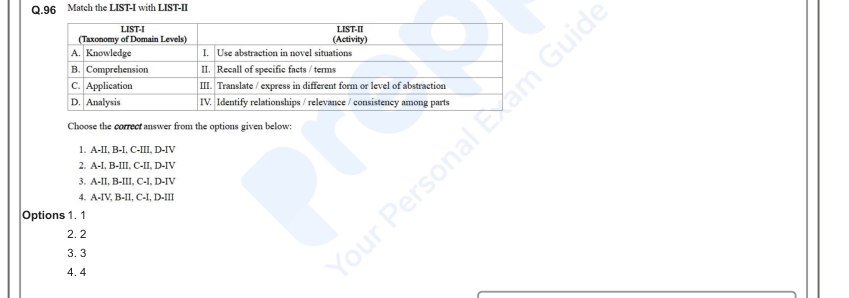 Read the question and choices in the excerpt. Choose A/B/C/D for the first/second/third/fourth option shown.