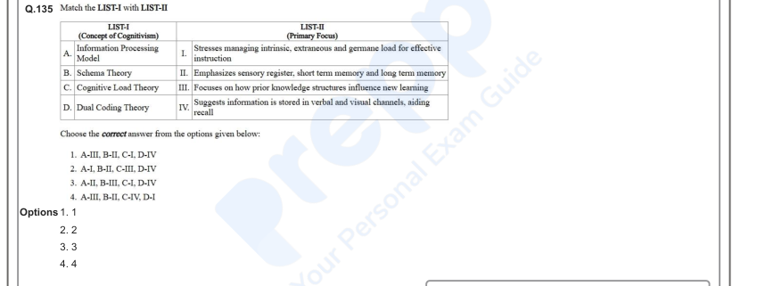 Read the question and choices in the excerpt. Choose A/B/C/D for the first/second/third/fourth option shown.