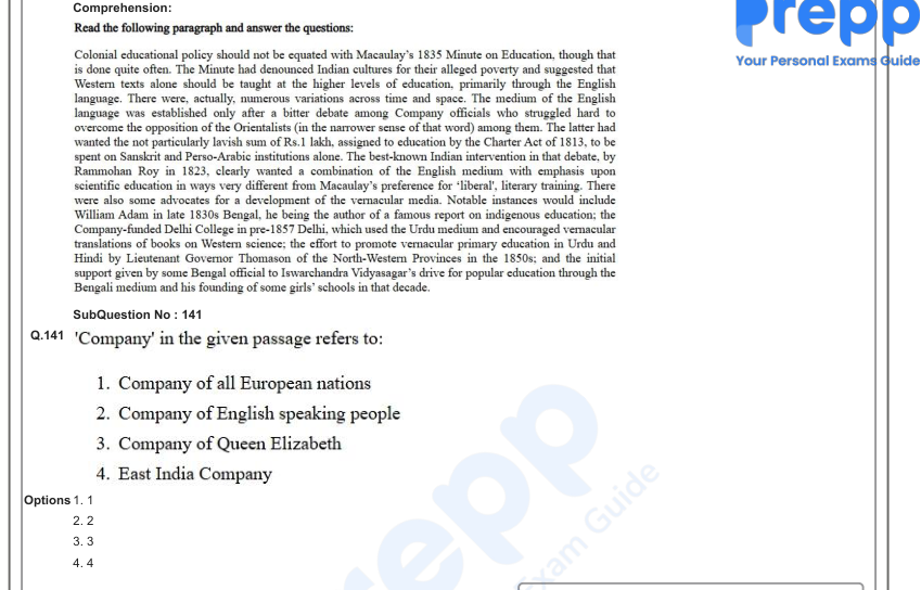 Read the question and choices in the excerpt. Choose A/B/C/D for the first/second/third/fourth option shown.