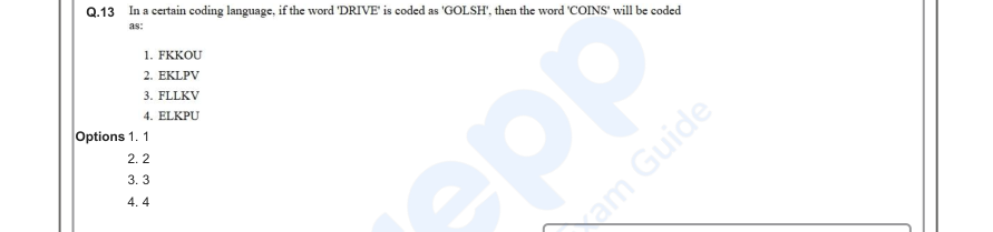 Read the question and choices in the excerpt. Choose A/B/C/D for the first/second/third/fourth option shown.