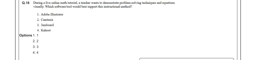 Read the question and choices in the excerpt. Choose A/B/C/D for the first/second/third/fourth option shown.
