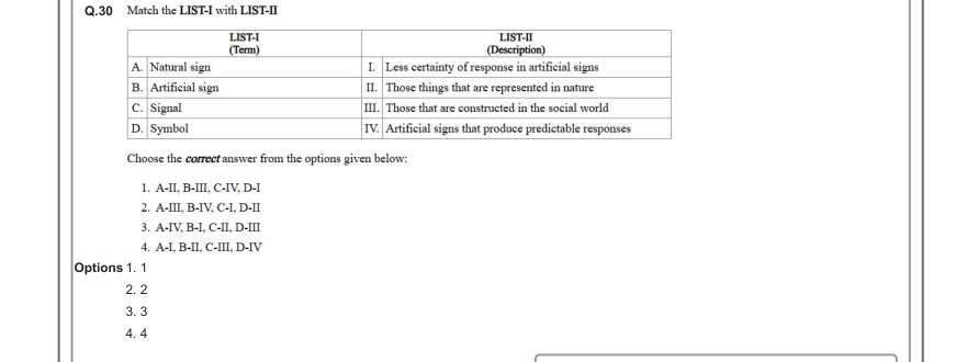Read the question and choices in the excerpt. Choose A/B/C/D for the first/second/third/fourth option shown.