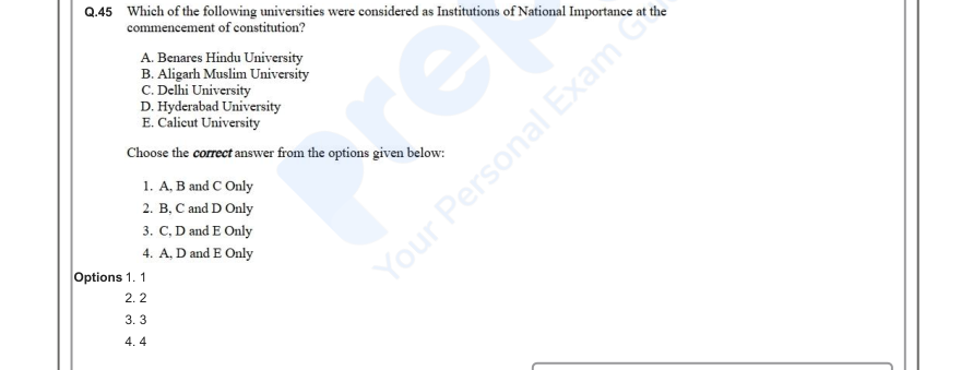 Read the question and choices in the excerpt. Choose A/B/C/D for the first/second/third/fourth option shown.